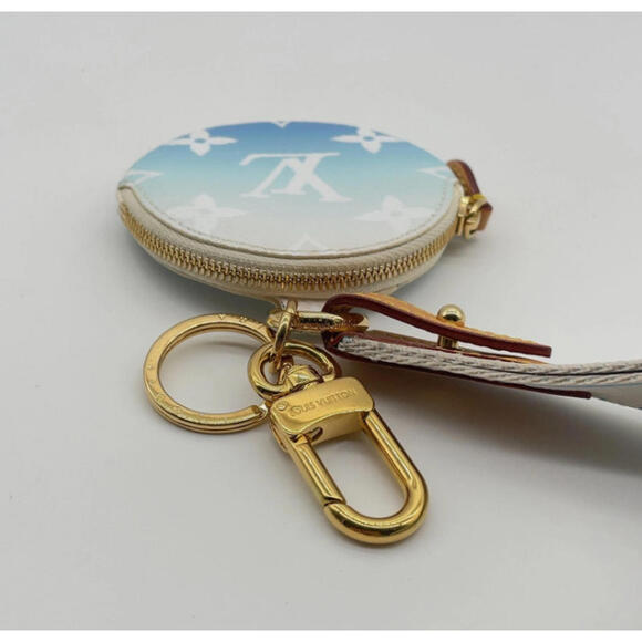 Louis Vuitton By the Pool Lanyard Multi Coin Case LV Blue - Picture 6 of 9